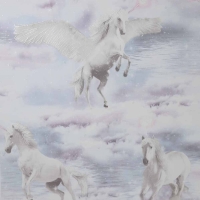 Wilko  Arthouse Glitter Unicorn Kingdom Wallpaper Grey