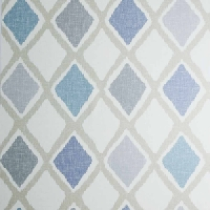 Wilko  Arthouse Opera Ayat Diamond Geometric Wallpaper Blue