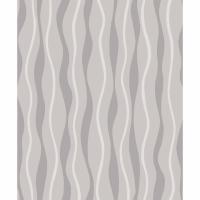 Wilko  Arthouse Metallic Grey Wave Wallpaper