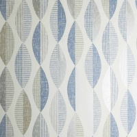Wilko  Arthouse Aziza Geometric Metallic Wallpaper Blue