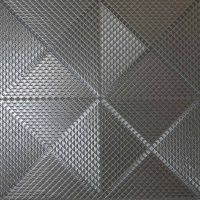 Wilko  Arthouse Geo Diamond Foil Gunmetal Wallpaper