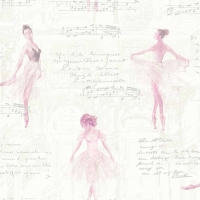 Wilko  Arthouse Wallpaper Pirouette Pink