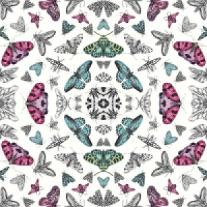 Wilko  Arthouse Glitter Bug White Multi Wallpaper