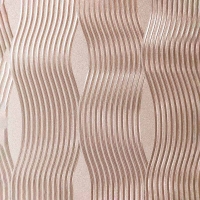 Wilko  Arthouse Foil Wave Rose Gold Wallpaper