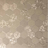 Wilko  Arthouse Foil Honeycomb Champagne Wallpaper