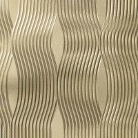 Wilko  Arthouse Foil Wave Champagne Wallpaper