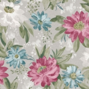 Wilko  Arthouse Wallpaper Painted Dahlia Raspberry