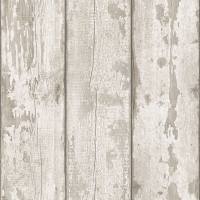 Wilko  Arthouse White Wood Wallpaper
