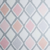 Wilko  Arthouse Opera Ayat Diamond Geometric Wallpaper Blush