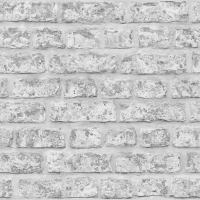 Wilko  Arthouse Rustic Brick Grey Wallpaper