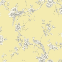 Wilko  Arthouse Chinoise Yellow Wallpaper