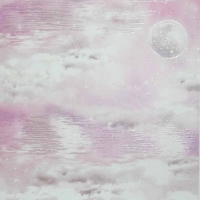 Wilko  Arthouse Glitter Watery Skies Wallpaper Pink