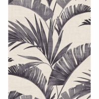 Wilko  Arthouse Banana Palm Charcoal Wallpaper