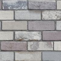 Wilko  Arthouse Wallpaper Industrial Brick Grey