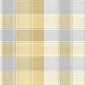 Wilko  Arthouse Country Check Wallpaper Ochre