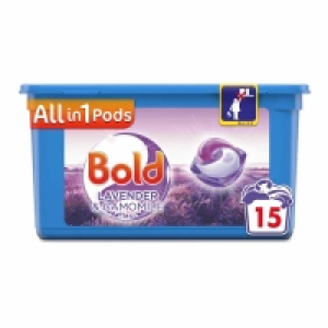 Bold All-in-1 Pods Washing Liquid Capsules Lavender and Camo £3.00