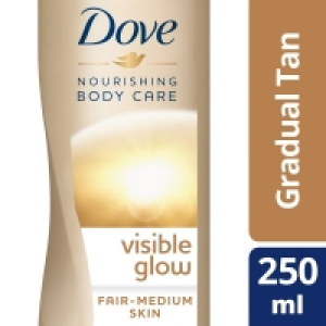 Wilko  Dove Visible Glow Fair Nourishing Self-Tan Lotion 250ml