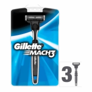 Wilko  Gillette Mach 3 Mens Disposable Razor 3 pack