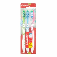 Wilko  Colgate Max White Medium Toothbrush 3 Pack