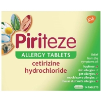 Wilko  Piriteze Allergy Tablets 14s