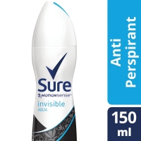 Wilko  Sure Invisible Aqua Anti-Perspirant Deodorant 150ml