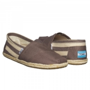 TOMS University Grey With White Stripe Mens