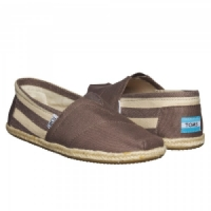 TOMS University Grey With White Stripe Womens