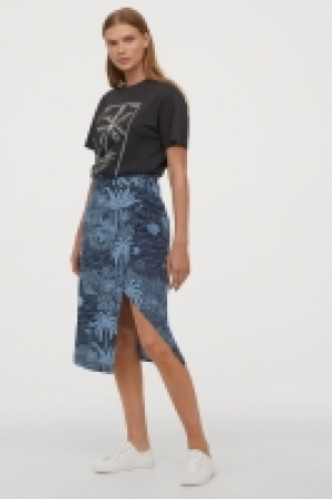 Linen-blend wrap skirt £12.00