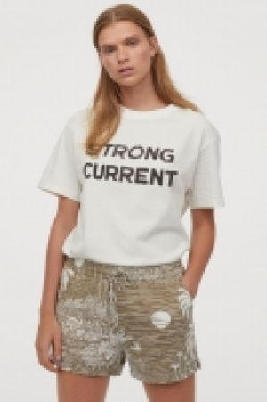 Linen-blend shorts £7.00