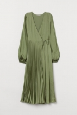 Pleated wrap dress £24.00
