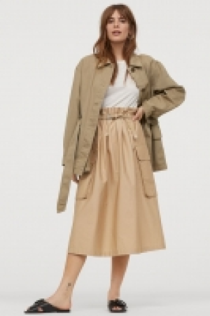 Cotton satin paper bag skirt £12.00