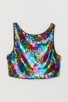 HM  Top with reversible sequins