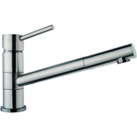 Wickes  Wickes Tuya Single Lever Brushed Kitchen Mixer Sink Tap - St