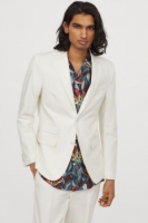 Slim Fit linen-blend jacket £50.00