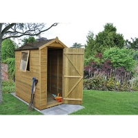 Wickes  Forest Garden 6 x 4 ft Apex Tongue & Groove Pressure Treated