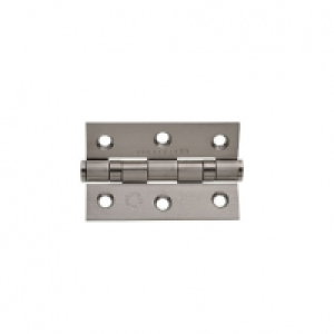 Wickes Grade 7 Fire Rated Ball Bearing Hinge - Satin 75mm Pa £4.30