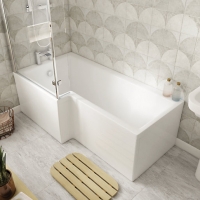 Wickes  Wickes Veroli L Shaped Front Bath Panel - White 1500mm