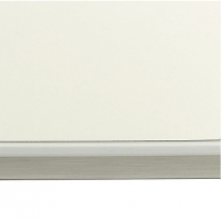 Wickes  Wickes Bathroom Worktop - White Glass Effect 600mm