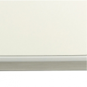 Wickes  Wickes Bathroom Worktop - White Glass Effect 600mm