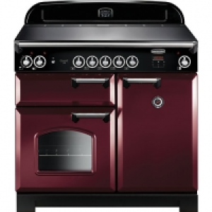 Wickes  Rangemaster Classic 100cm Ceramic Range Cooker - Cranberry w