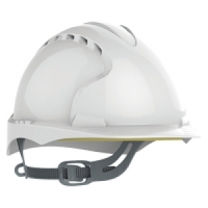 JSP Evo2 Mid Peak Helmet - White -Vented £3.90