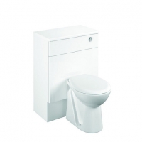 Wickes  Wickes Seville White Gloss Fitted Toilet Unit - 600mm