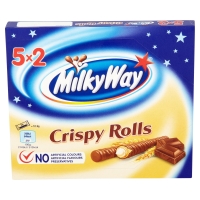 Iceland  Milky Way Crispy Rolls Chocolate Multipack 5 x 25g