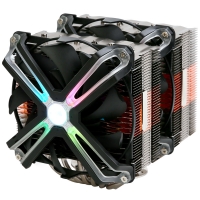 Overclockers Zalman Zalman CNPS20X RGB CPU Cooler with Dual 140mm Fans - Black
