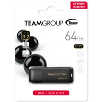 Overclockers Team Group Team Group 64GB C175 Portable USB3.2 Flash Drive - Black (TC