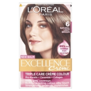 Wilko  LOréal Paris Excellence Creme Natural Light Brown 6 Permanen