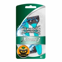 Wilko  Wilkinson Sword Razor Xtreme 3 Sensitive Mens Razor 4 pack