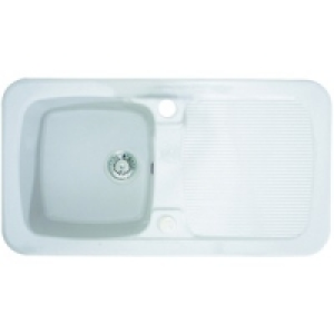 Wickes Ceramic Single Bowl Farmhouse Sink White