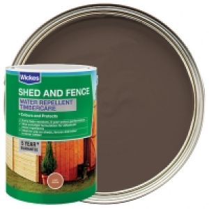 Wickes Water Repellent Timbercare - Light Brown 5L £7.00