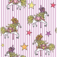 Wickes  Carousel Horse Multicoloured Decorative Wallpaper - 10m